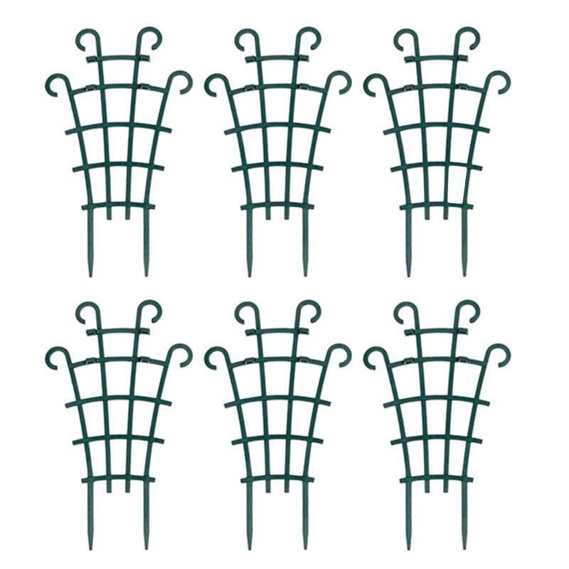 6PCS Rustproof Garden Trellis for Potted Climbing Plants Outdoor Indoor Pot