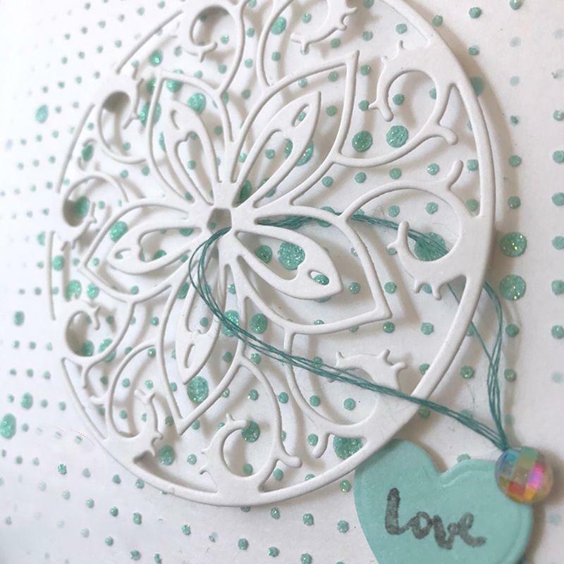 Circle Lace Metal Cutting Dies Stencil Scrapbooking DIY Album Stamp Paper Card