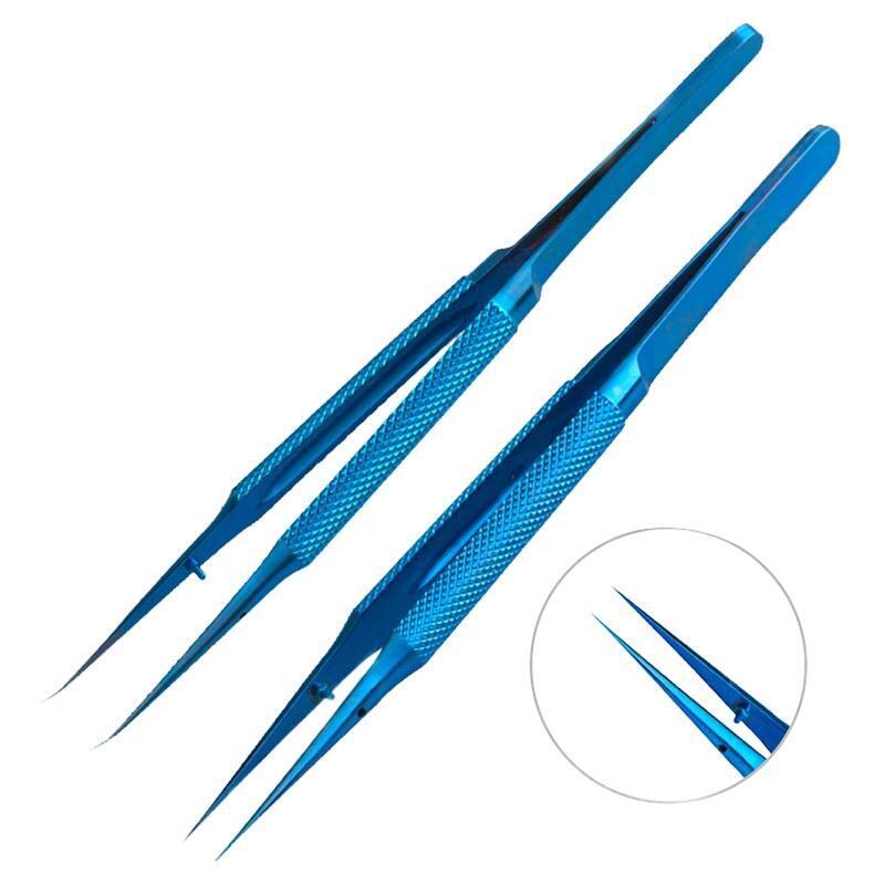 Precision Fingerprint Tweezers Titanium Alloy Tweezers for Electronic Components