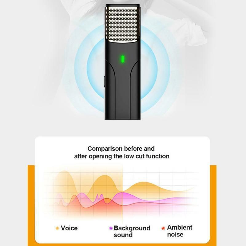 Professional Video Microphone Lavalier Microphone for Recording Interview Video