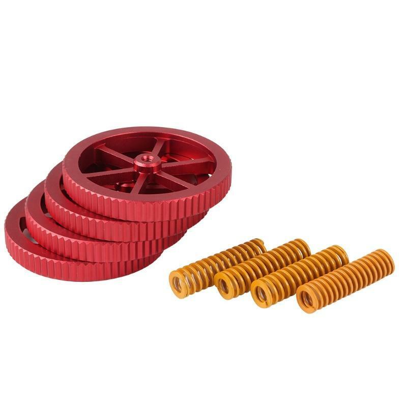 4pcs Hand Twist Leveling Nut Hot Bed Die Springs for Creality Ender 3/5 CR10