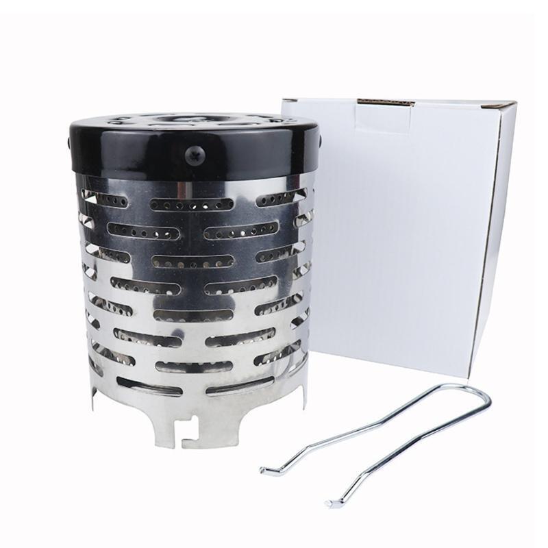 Outdoor Mini Heater Stove Stainless Steel Camping Tent Warming Stove Cover
