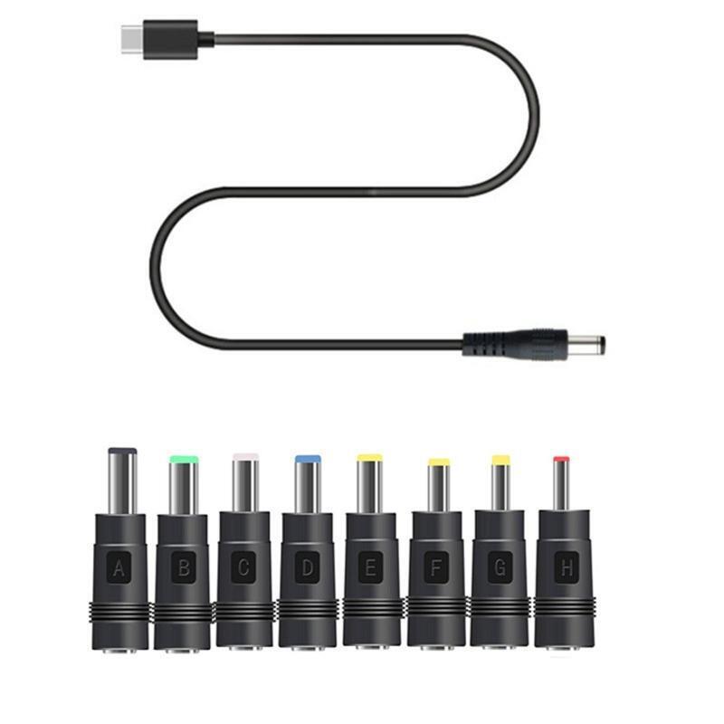 8in1 USB C PD to 12V 3.5/4.0/4.8/5.5mm Cable for Camera Router More12 V Devices