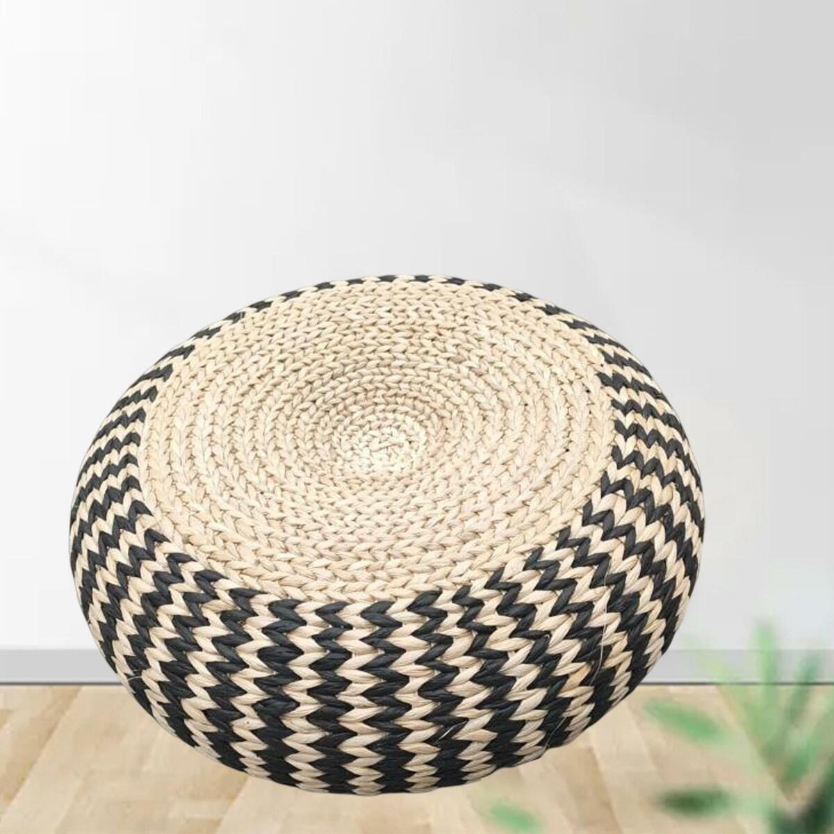 Breathable  Straw Tatami Cushion Mat Pouf Sponge Filling Tablemat