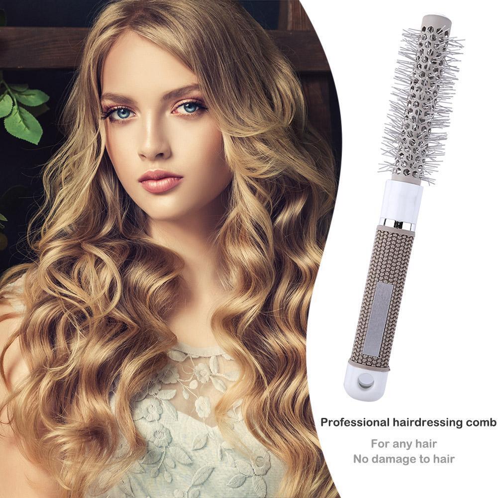 5pcs/set High Temperature Resistant Ceramic Iron Round Hair Comb Hairbrush