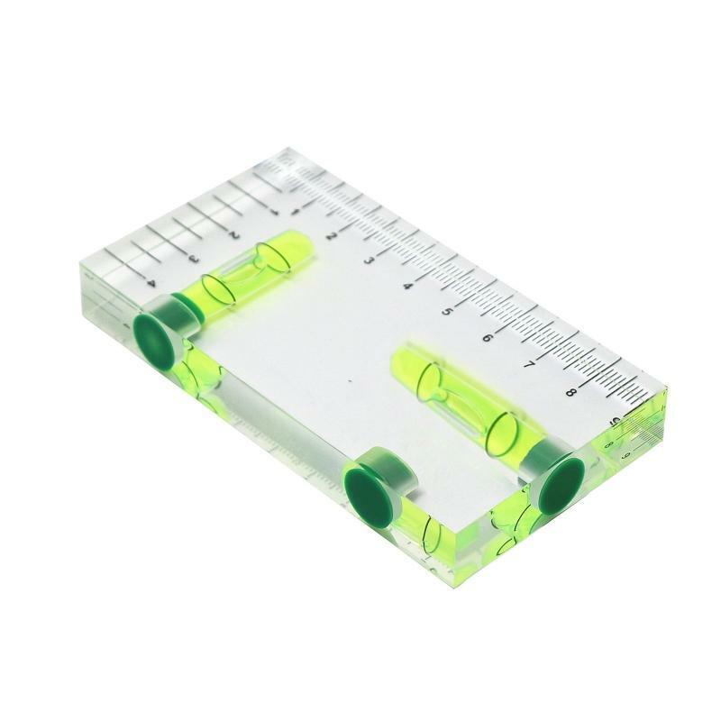 Transparent T-Type Multi-Functional Level Bubble Two-Way Level with Magnet Scale