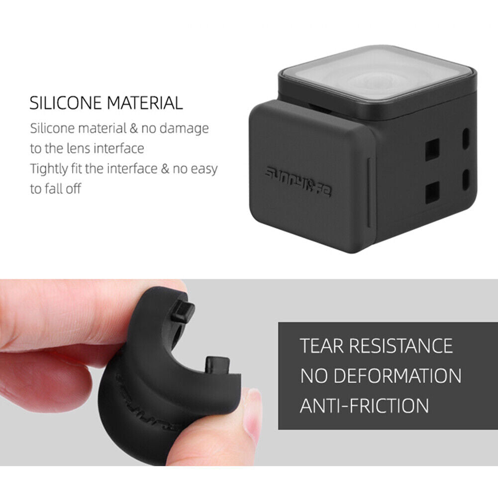 2x Silicone Dust Plug Cover for Insta360 ONE R 4K 1 inch Wide Angle 360 Mod