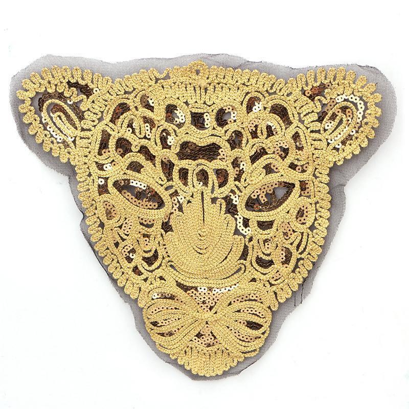 Sequins Iron-On Embroidered Patch Applique Garment Decor Craft