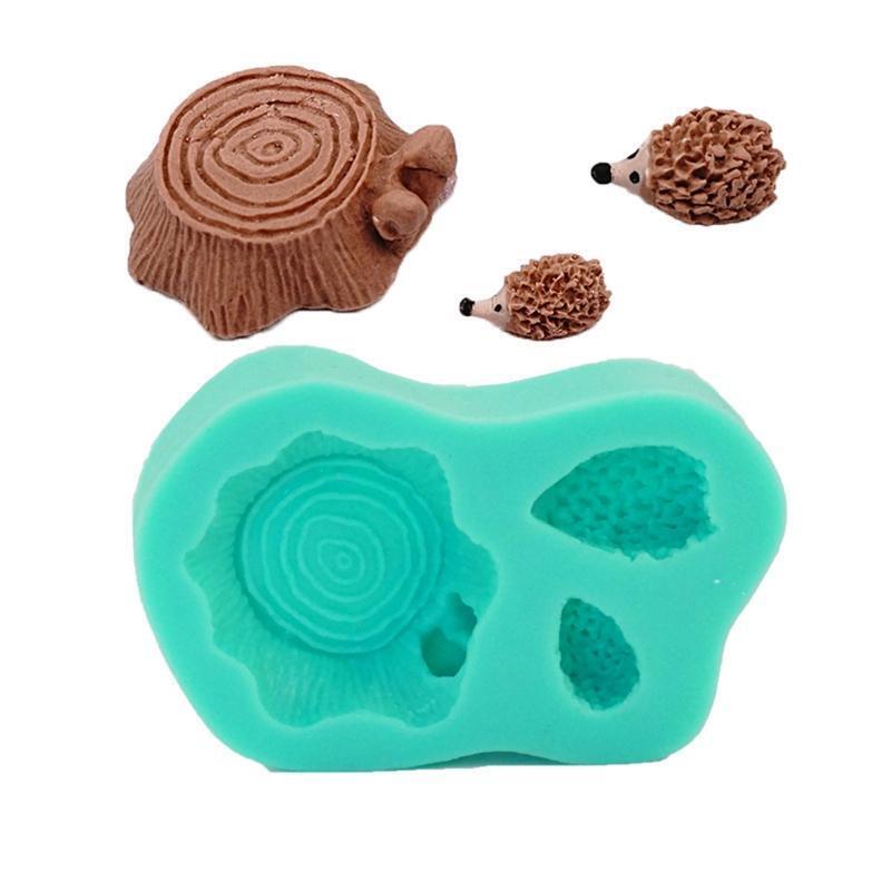 Pastry Tools Hedgehog-Stump Fondant Cake Mold Baking Utensils Cookie DIY Gift