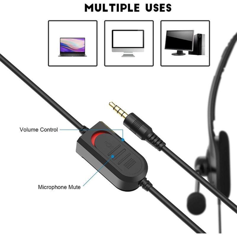 Professional Telephone Headset for Superior Sound for Calls, USB Connection