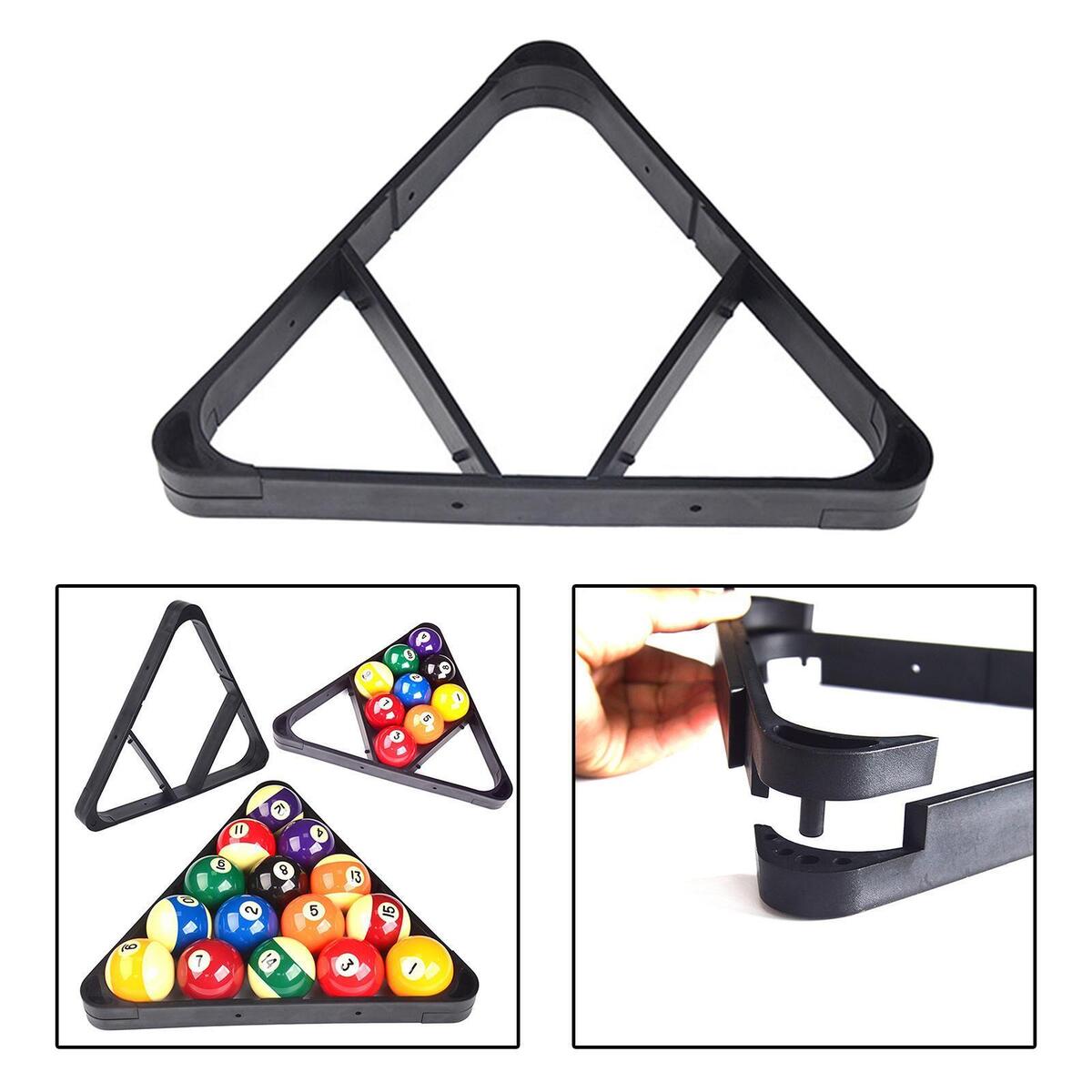 Billiard Triangle Ball Rack Holder for 2-1/ 4inch Balls Pool Rack Pool Table