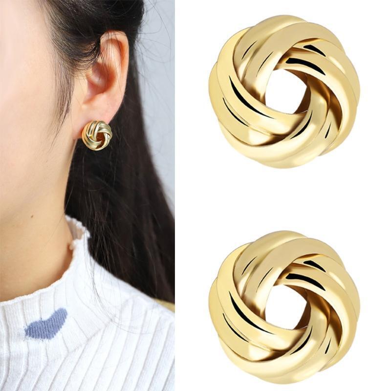 Engagement Earrings Woven Twisted for Dainty Women Girl Lady Jewelry for Wedding