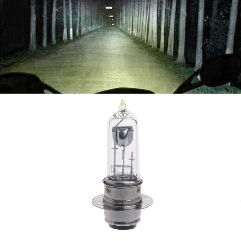 P15D-25-1 DC 12V 35W White Headlight Bulb Lamp For Motorcycle Electric Vehicle