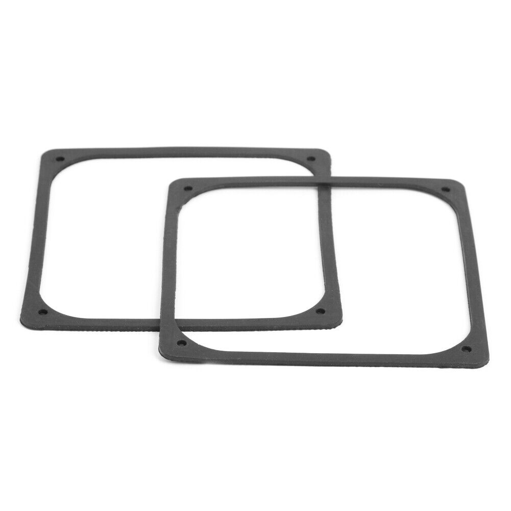 2pcs 120x120mm Anti Vibration Silicone Rubber Fan Gasket for PC Case Fan