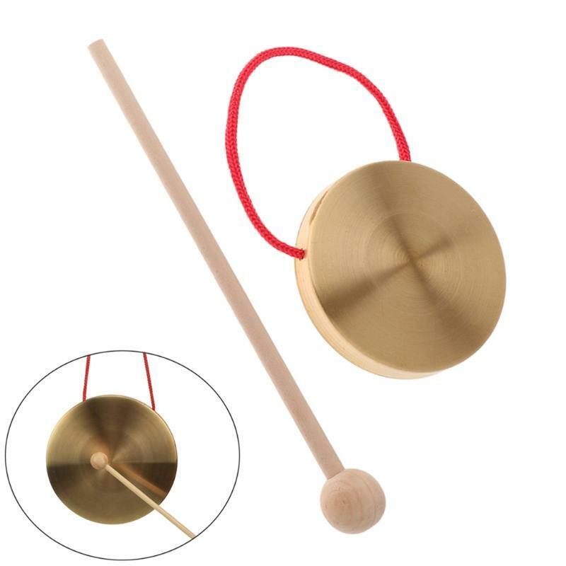 Copper Opera Gong Cymbals for Kids Traditional Chinese Folk Musical Instrument