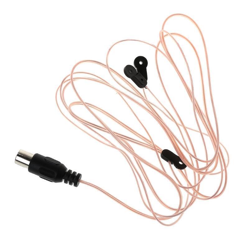 FM Dipole Antenna Cable 520-1710MHz Female Plug Connector Wire Aerial for Home
