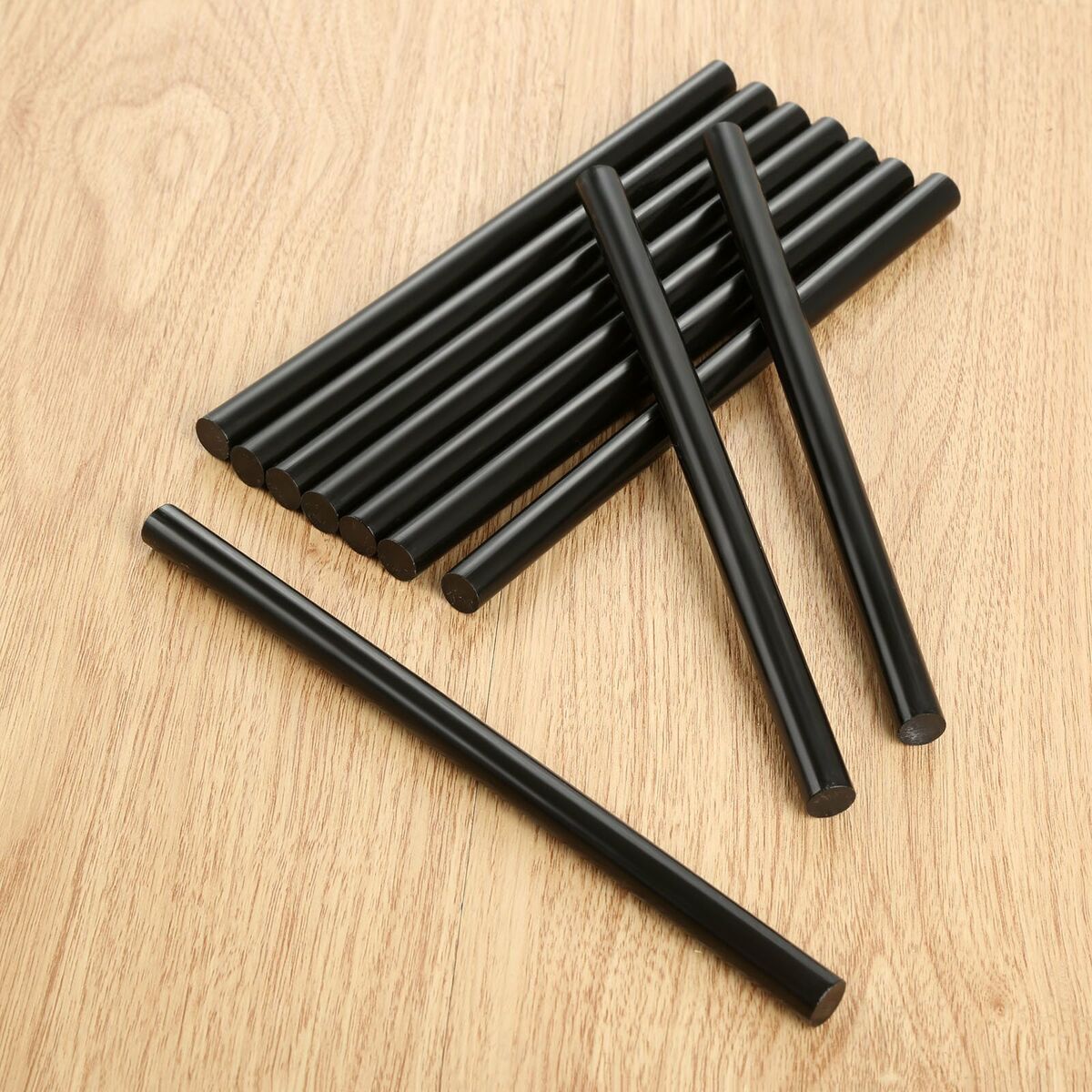 10Pcs Hot Melt Glue Gun Sticks EVA Glitter Powder Black Repair Craft 11mm*200mm