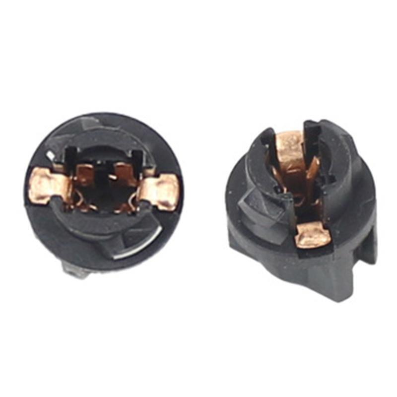 10x T5 Car Instrument Lamp Bulb Holder Twist Socket Lock Base Panel Cluster Plug