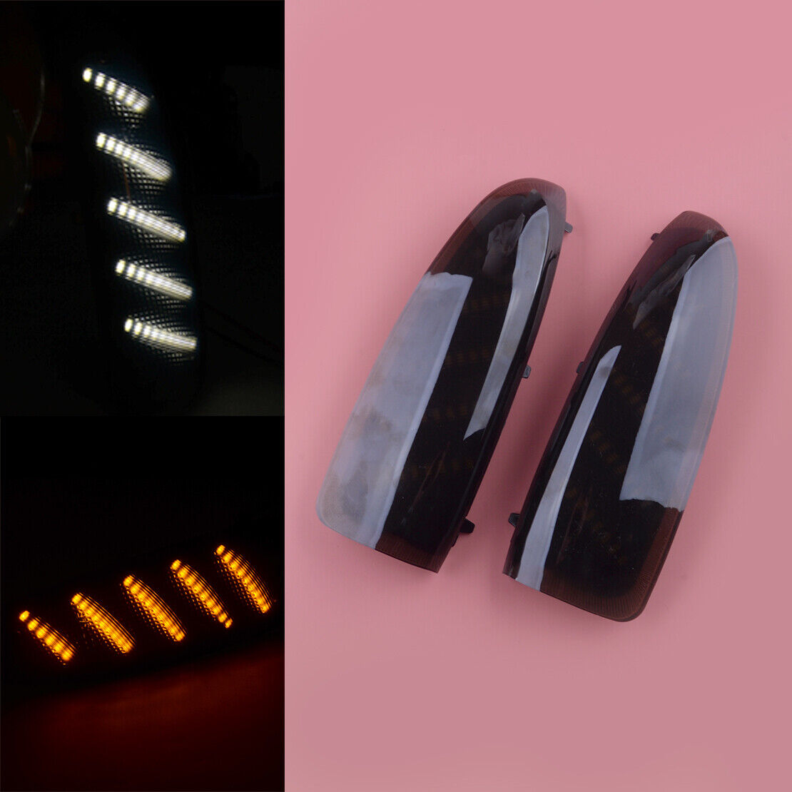 LED Side Mirror Lights Fit For Ford F250 F350 F450 F550 F650 Super Duty 2003-07