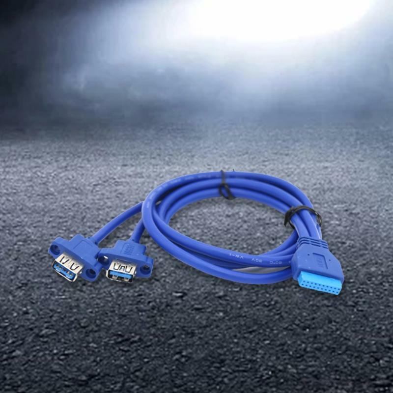 5Gbps 20in 20Pin to Usb 3.0 Cable Motherboard Chassis Rear Pci Baffle Line