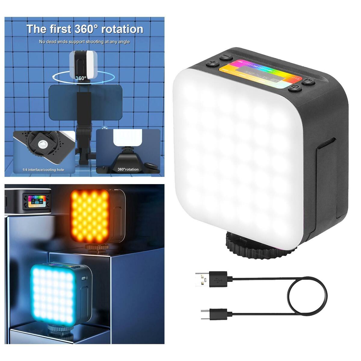 RGB Video  Kinds of Lighting Effects for Photography Mobile Phone