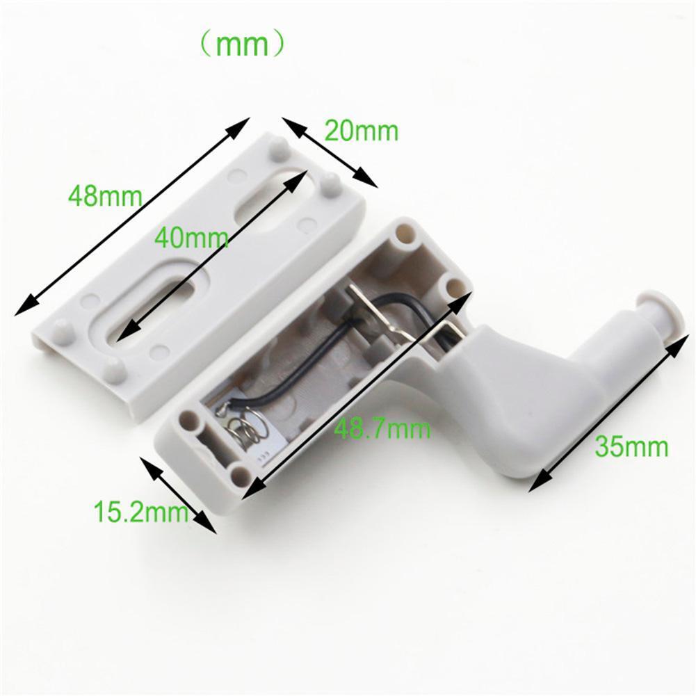 0.25W LED Sensor Cupboard Wardrobe Cabinet Hinges Lights (Cool White