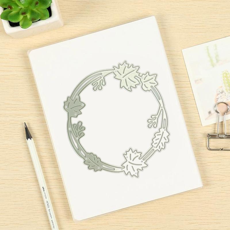 Mini Garland Cutting Dies Lace Embossing Die Cuts Stencils for Gift Card Making