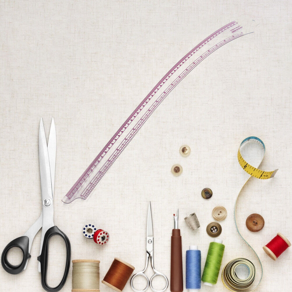 Plastic Tailor Curve Measuring Ruler Sleeve Arm French Curve Sewing Ruler