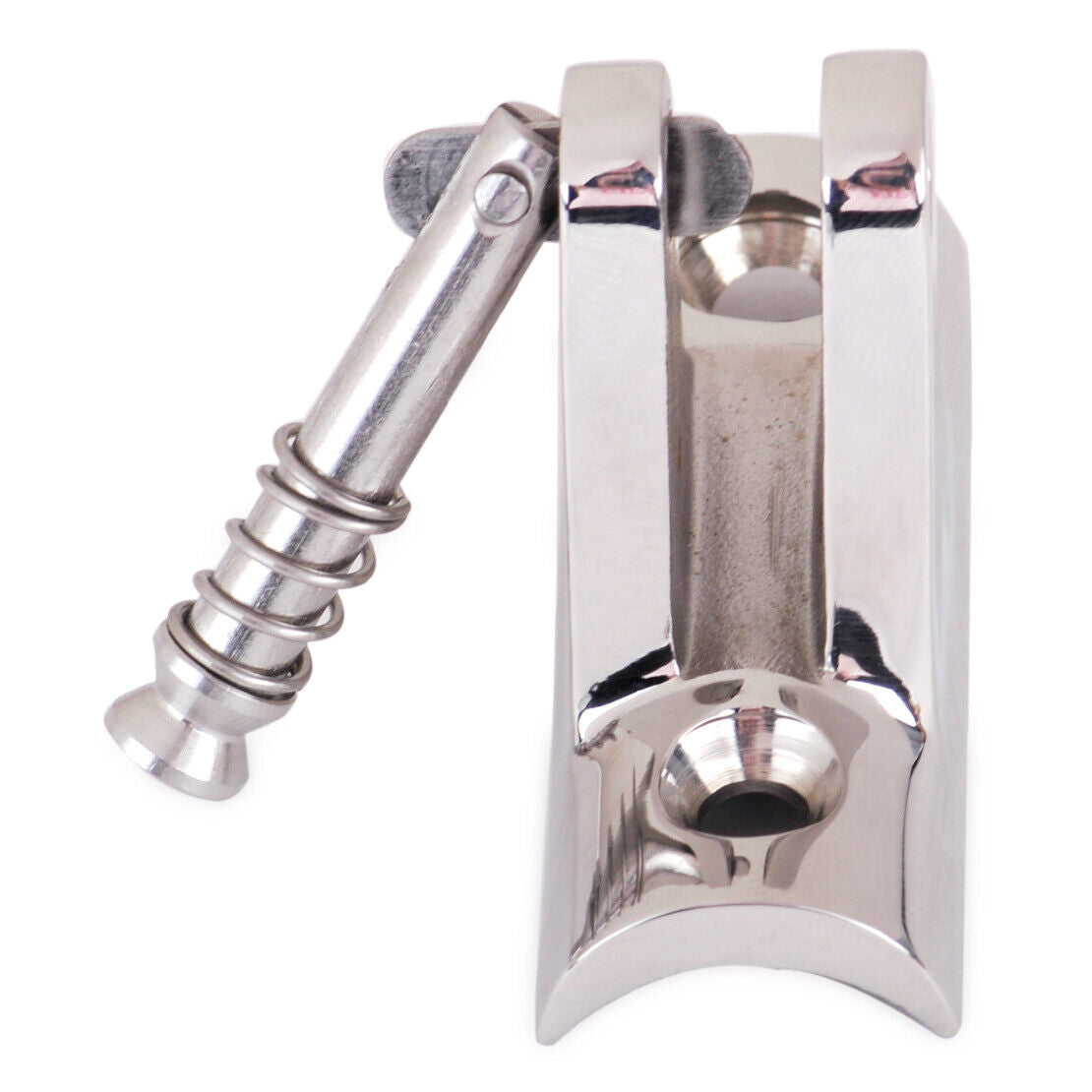 Boat Concave Base Deck Hinge Bimini Top Fitting Marine Hardware 2.2x6.1x3.7cm Li