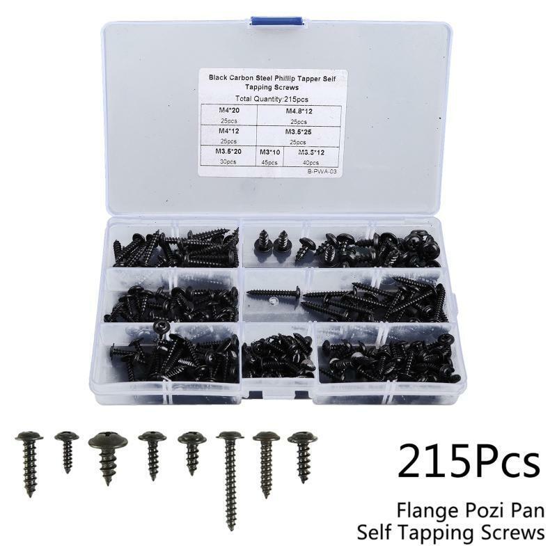 Furniture Screws Self Tapping Screw Set Assortment Kit M3/M4/M4.8 Cross Head