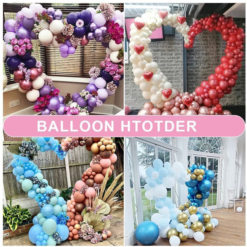 Frame Holder Column Base Balloon Arch Plastic With Stand 59inch Love Heart