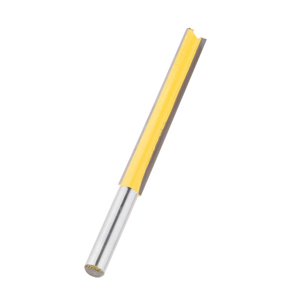Carbide Alloy Straight Template Router Bit Pattern 8mm Shank Wood Cutter Tool