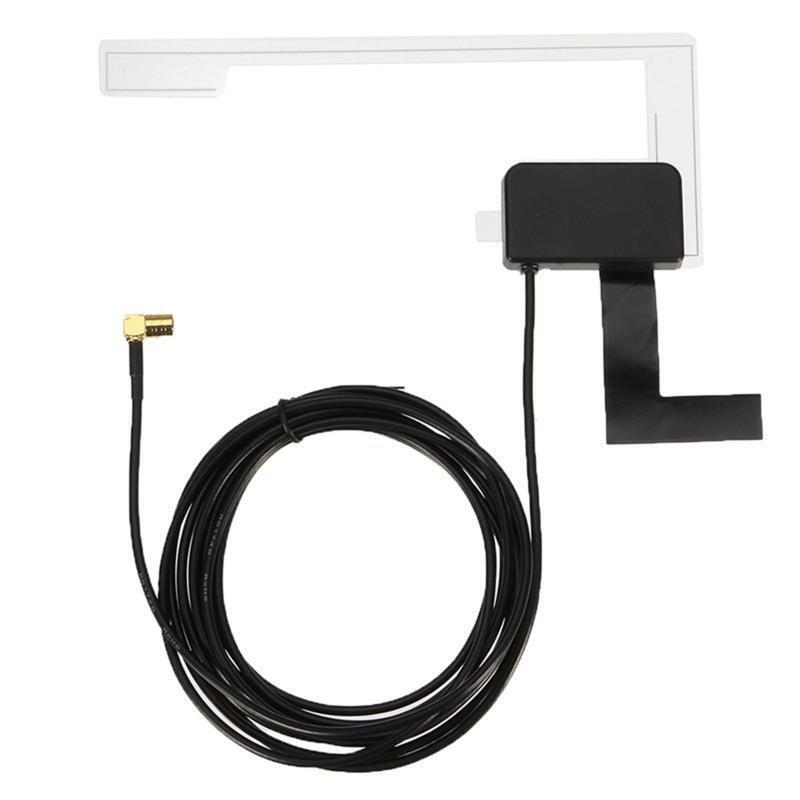 Car DAB Digital Radio Patch Aerial Antenna Adhesive Transparent Built-in Antenna
