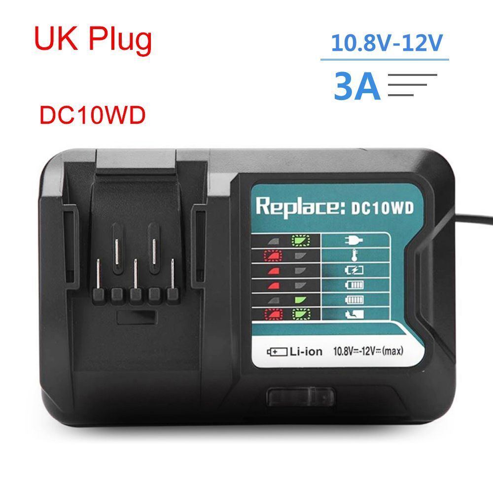 40W For Makita Battery DC10WD Battery Charger BL1015 BL1016 BL1021B BL1041B