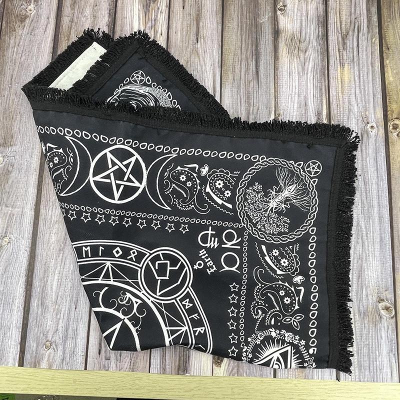 Altar Cloth The Tree of Life Tablecloth Square Spiritual Celestial- Deck Cloth