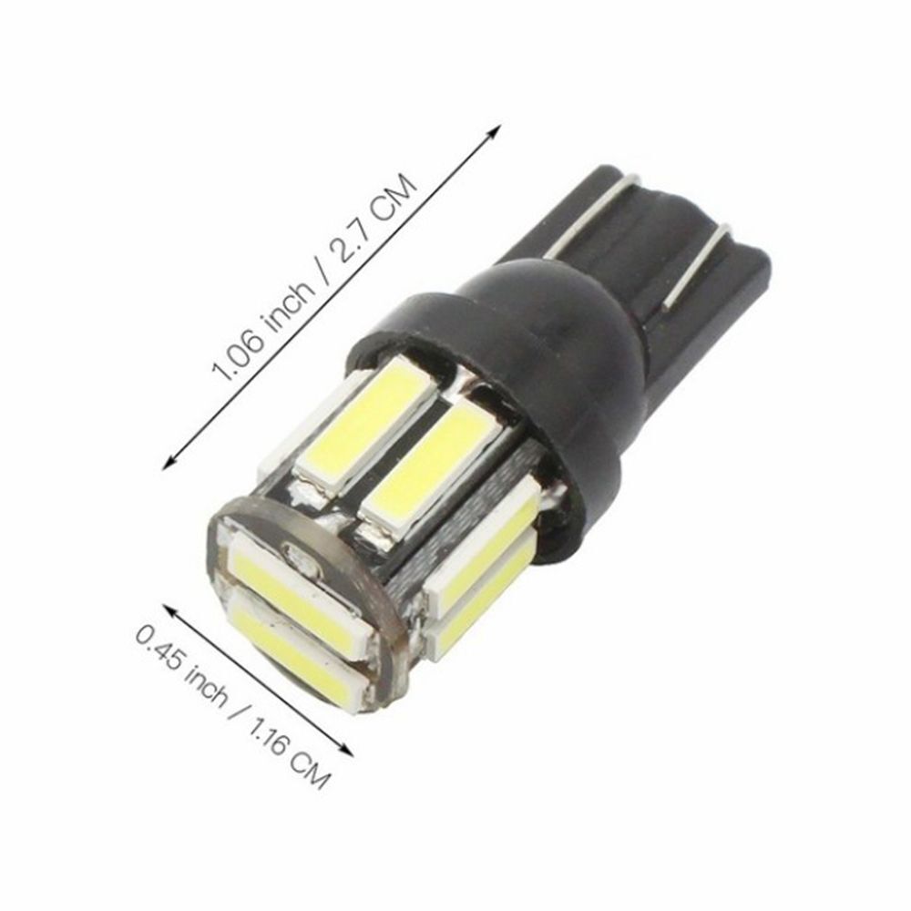 roof  Canbus Bulb Error Free LED Light W5W T10 10 SMD 194 168  Car Sidelight