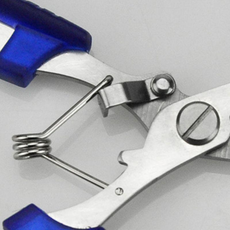 6.5" Fishing Pliers Split Ring Hook Remover Scissors Grips Fish Tackle Fishing