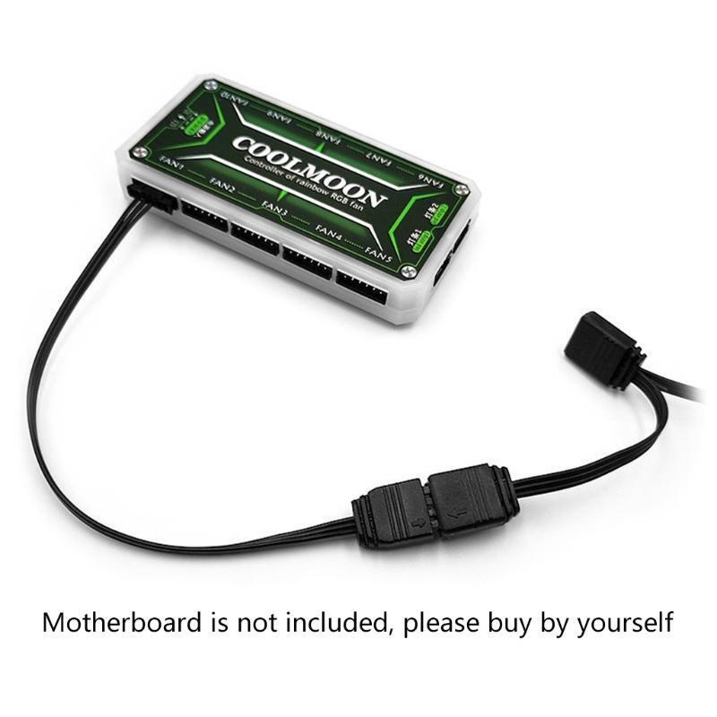 for COOLMOON Brand Controllers Dedicated Adapter Cable  6.69in 5V 6Pin