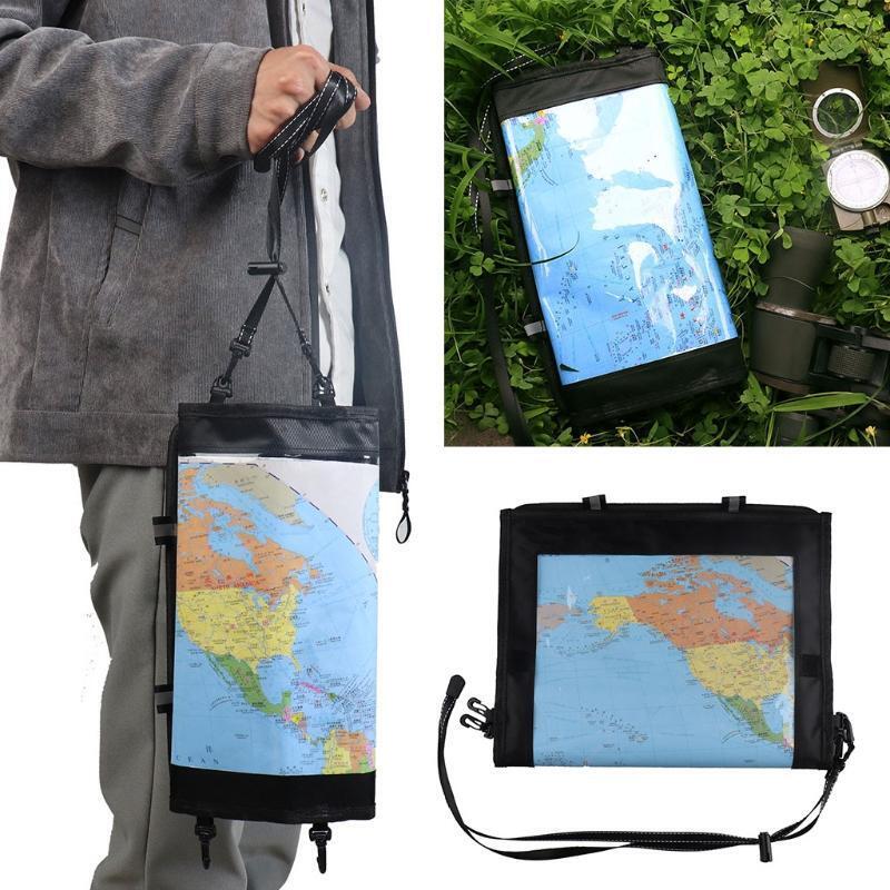 Watertight Map Carrier, Transparent Dry Bag Protector Pouch for Camping, Hiking