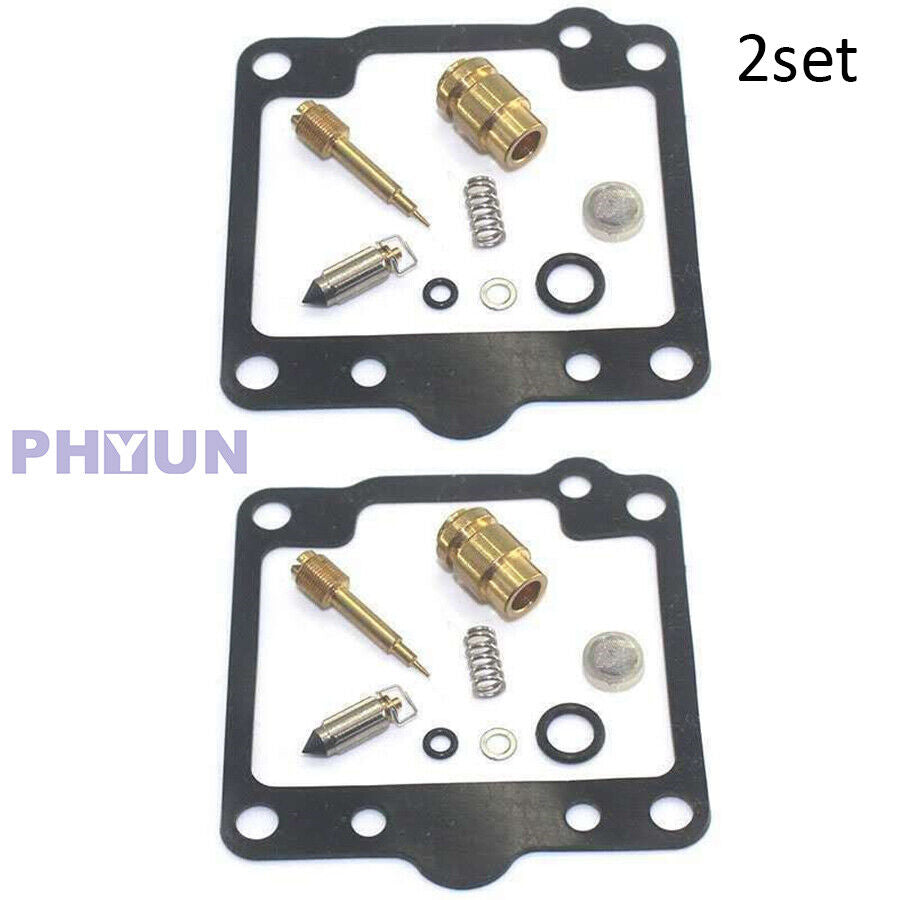 2SET For Yamaha XS650S XS 650 S 1981-1983 Carburetor Rebuild Repair Kit Set