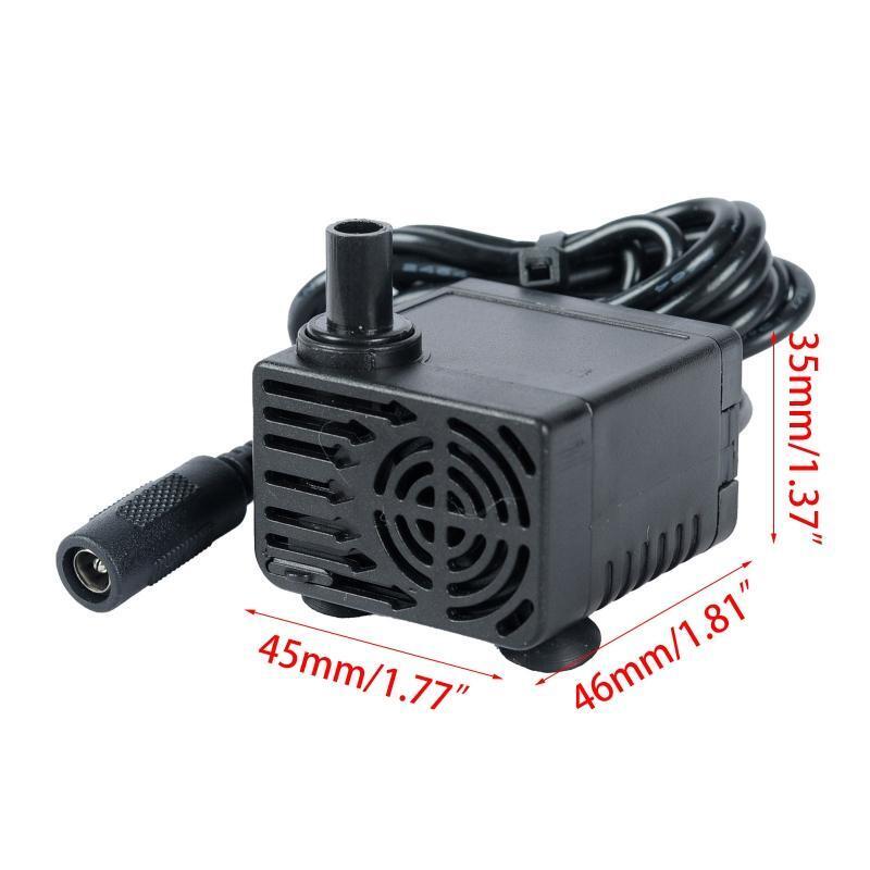 4-5W DC 9V- 12V Submersible Water Pump Waterproof 9V 12V Solar Pump Motor 500L/H