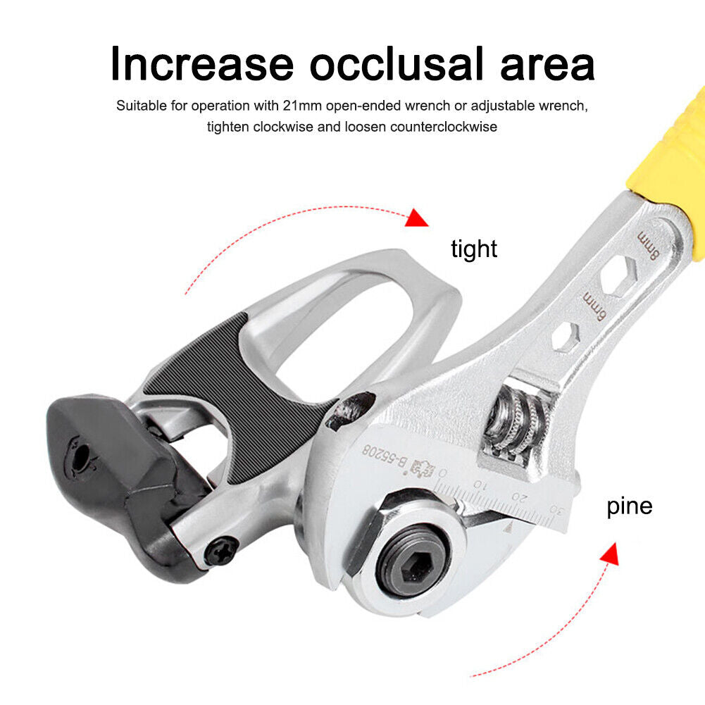 TOOPRE MTB Road Bike Pedal Axle Spindle Removal Installation Tool Lock Bolt