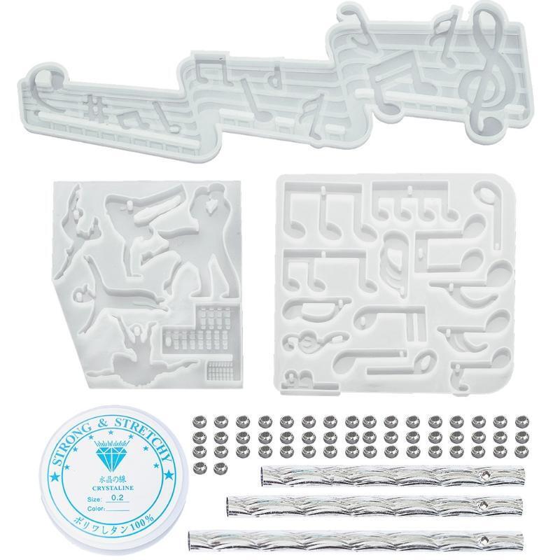 Epoxy Diy Mold Ins Wind Chime Combination Note Wind Chime Set Door Pendant Charm