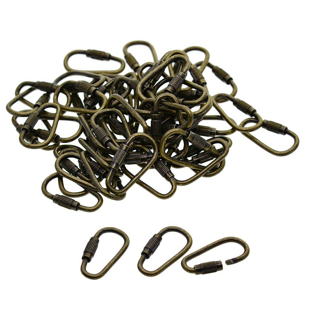 50x -functional Screw  Carabiner Clasp Key Chain  Key