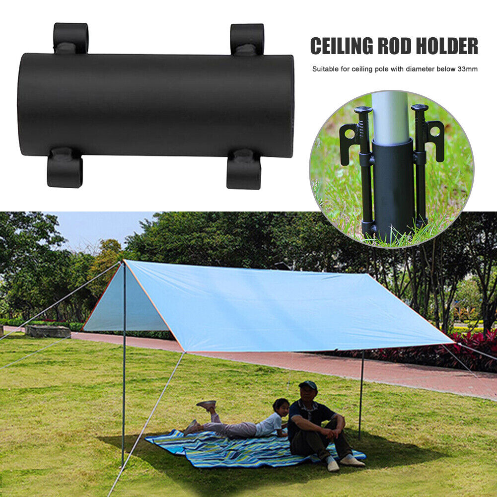 Tent Awning Pole Pipe Windproof Outdoor Camping Fixed Tube Canopy Holder