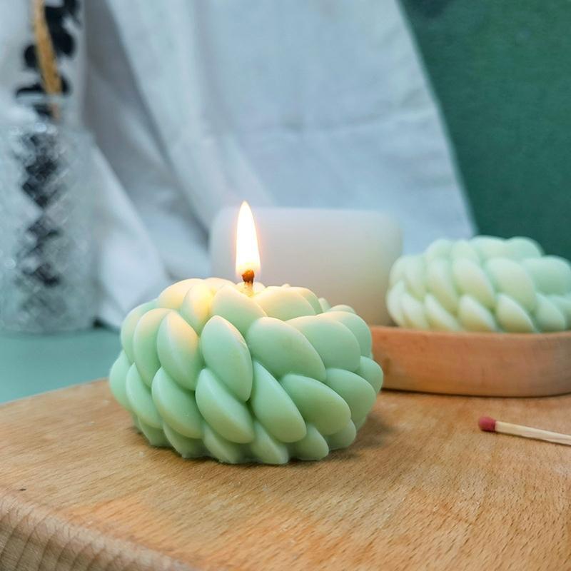 Flower Silicone Mold Scented Candle Soap Plaster Fondant Making Mould