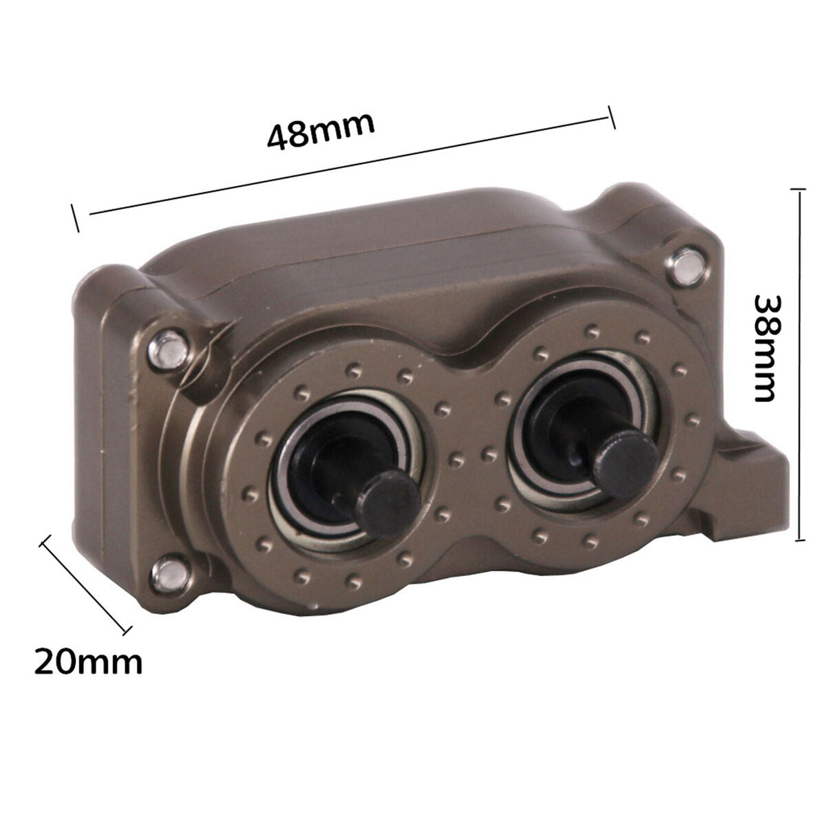 CNC Transfer Case for SCX10 90046 1/10 RC Crawler   Spare