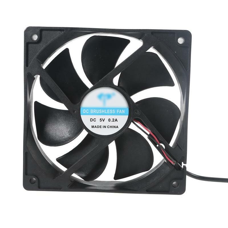PC CPU Cooling Fan DC 5V USB Power 12cm Cooling Fans for Graphics Card Router PC