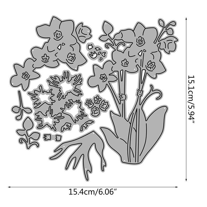 Metal Template Moulds Flower Embossing Tool for Album Scrapbooking Art Decor