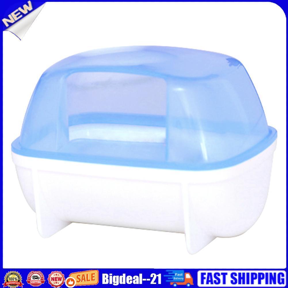 Hamster Cage Bathroom Bathtub Toilet Plastic Small Pet Sauna Bath Basin